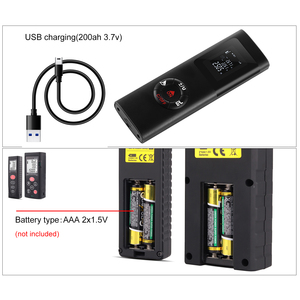 Misuratori di Distanza Laser a Infrarossi Mini Portatili Digitali OEM ODM da 40m 100m Telemetri Laser Elettrici - Product Image 3