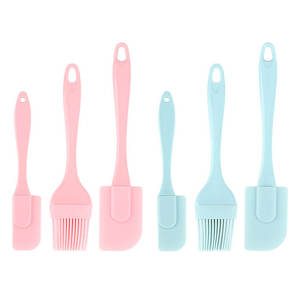 Nouvel ensemble d'ustensiles de pâtisserie transfrontalier Yangjiang en silicone 3 pièces avec <span class=keywords><strong>brosse</strong></span> à huile et spatule à gâteau - Product Image 4