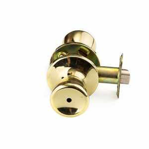 Paslanmaz Çelik Yatak Odası Kolu Silindirik Kapı Kilidi 3 Anahtarlı 60mm Altın Sürgülü Kapı Kolları Depo ve Villa için Modern Tasarım - Product Image 3