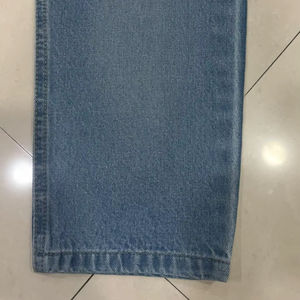Tela vaquera rígida sin teñir para pantalones de trabajo, 100% algodón, sarga índigo, material vaquero duradero, suministro de textiles vaqueros de alta resistencia - Product Image 1