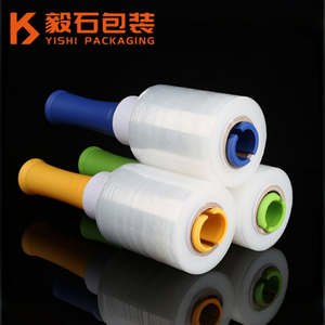 Pellicola Estensibile Manuale YISHI 23mic LLDPE per Imballaggio Industriale, Resistente all'Umidità, Morbida, Mini <span class=keywords><strong>Film</strong></span> Estensibile per Legatura - Product Image 1