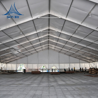 Carpa de Almacenamiento Exterior de Aluminio Resistente con Cubierta de PVC Impermeable para Almacenamiento Industrial