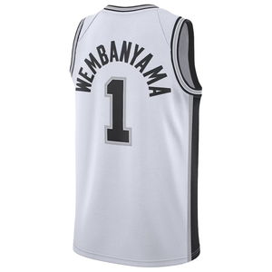 Maillots de basketball cousus de haute qualité en gros 2025 – Nouveau maillot Victor Wembanyama N°1 San Antonio 2023-24 (première édition) - Product Image 2