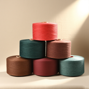 Bán buôn Chất lượng cao giá rẻ kéo thành sợi bông chải thô nhuộm tái chế OE sợi bông cho đan Melange sợi - Product Image 5