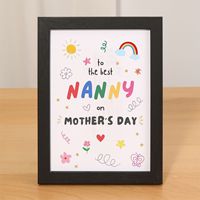 Fotorahmen zum Muttertag Baby-Handabdruck-Kunst Vorschul-Elterngeschenk, Neugeborenen-Andenken, Kleinkind-Tagesstätten-Aktivitäten