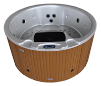 Spa de nage extérieur de luxe 6 places de haute qualité avec bain à remous et massage, en acrylique, design moderne, prix abordable