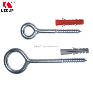 Boulon à œil vis oeil crochet câble fil fixation clou oeil métal vis queue de cochon crochet forgeage à chaud boulon queue de cochon vis à bois - Product Image 3