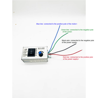 Nouveau contrôleur de moteur CC à balais 20A 120W CCMG2 avec potentiomètre à commande linéaire pour ventilateur, CC 9V-60V, pour appareils électroménagers, bateaux, moteurs 775 997, panneau fixe