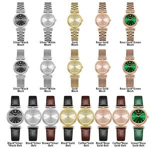 Montre à quartz vintage Sanda 1124 pour femme, avec échelle minimaliste, étanche, légère, de luxe, pour femmes d'affaires - Product Image 4