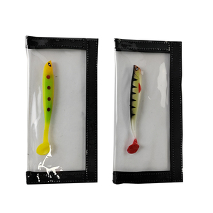 Isca De Pesca Envoltórios Limpar PVC Isca Cobre Cobertura De Isca De Pesca Facilmente Veja Iscas Gancho De Pesca Cobre Armazenamento De Isca - Product Image 4
