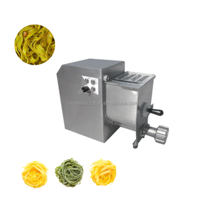 เครื่องทำพาสต้า Taglierini เครื่องทำเส้นพิซซี่ เครื่องรีดเส้นบูคาตินี เครื่องทำเส้นพาสต้าข้าวโพดและพริกแดง สำหรับใช้ในบ้าน - Product Image 1