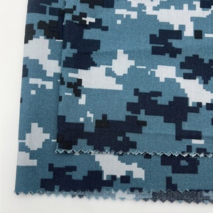 Textiles Fabric Manufacturer Custom Printing Camo Cvc Polyester Cotton <strong>Combat</strong> Uniforms Navy Blue Ocean Digital Camouflage Fabric - Product Image 4