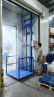 Stock d'usine – Élévateur de marchandises hydraulique de 3m à 12m, capacité de levage de 500kg à 2000kg – Prise en charge OEM