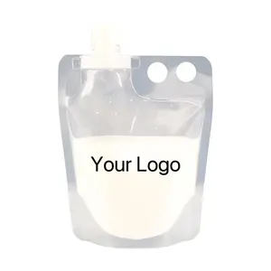Custom Printing Thicken Food Grade Resealable Stand Up Spout Jelly Shape Pouch