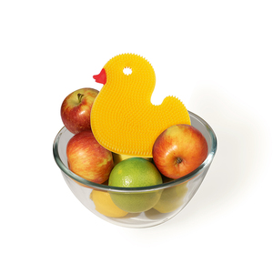 Eco Friendly Kitchen Household <b>Tool</b> Sponge Super Durable Cute Duck Shape Soft Dish Food Grade <b>Silicone</b> Cleaning Brush - Product Image 6