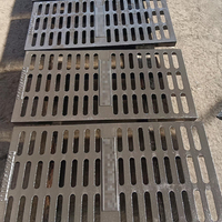 Grille de drainage simple sans cadre D400 pour allée, canaux de drainage et couvercle de regard 750*500