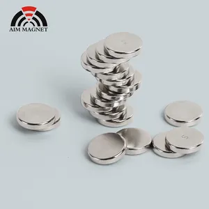 Highest Magnetic Properties Small Round N52 ND-Fe-B TPU Magnet With Special Electroplate Craft