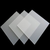 Feuille acrylique sur mesure de 1 à 20 mm, coulée givrée/brillante, extrudée, transparente, panneau en PMMA coulé, panneau en plexiglas, décoration en acrylique