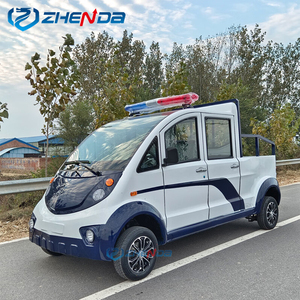 Véhicule de patrouille électrique 5 places au design élégant et au meilleur prix de Chine / Voiture de patrouille électrique Bus touristique Moteur AC 4KW 30km/h - Product Image 4