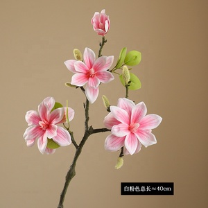 Negozio di abbigliamento soggiorno artificiale fatta a mano esposizione di fiori piccolo lago occidentale Magnolia fiore finta giglio artificiale - Product Image 4
