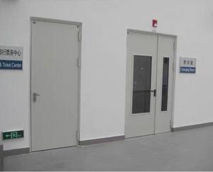 Pintu baja logam kedap udara tahan api <span class=keywords><strong>3</strong></span> jam, untuk rumah sakit pasien mundur, permukaan selesai dua sisi atau Tunggal - Product Image 5