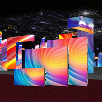 Module d'affichage LED modulaire pliable pour exposition promotionnelle en centre commercial, écran LED vidéo flexible personnalisé 8K HDR grand format