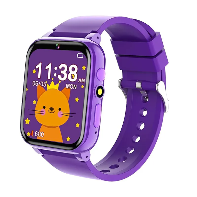 Gute Weihnachtsgeschenkideen D10 Kinder-Smartwatch 500 Mah Großer Akku 26 Spiele Smartwatch Kalender Studienkarte für Schüler