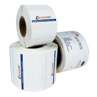 Op maat gemaakte, lage temperatuur-bestendige kleeflabels, vriesbestendige stickers voor verse producten, koudeketenlogistiek, waterdicht, vrieskoudebestendig.