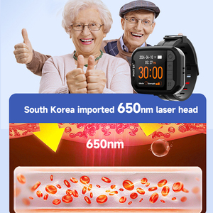 OEM & ODM Rééducation physique Montre de thérapie laser à diode 650 nm Lumière LED Semi-conducteurs Poignet Thérapie du diabète - Product Image 6