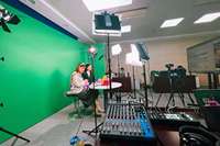 Simar Kit de studio chroma key portable en coton en forme de U, sur mesure, avec ensemble de toiles de fond
