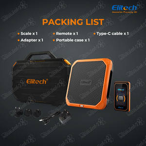 Elitech SRL-100 스마트 냉매 스케일 HVAC 도구 초박형 및 경량 무선 충전 스케일 220LB - Product Image 5