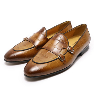 Nuevos Zapatos de Boda de Alta Calidad con Suela Gruesa de Cuero Vacuno, Acabado Liso, Casuales y Formales, Zapatos de Cuero Masculinos - Product Image 1