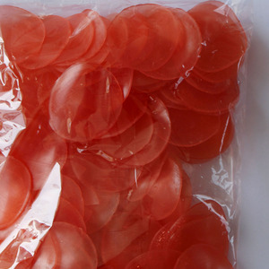 Сырые красные креветочные крекеры Kerupuk Udang Китайские Закуски Чипсы креветки хрустящие и полезные закуски из морепродуктов - Product Image 6