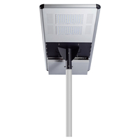 Lampadaire solaire LED 80W-150W avec détecteur de mouvement, étanche IP65, éclairage extérieur paysager avec garantie de 5 ans