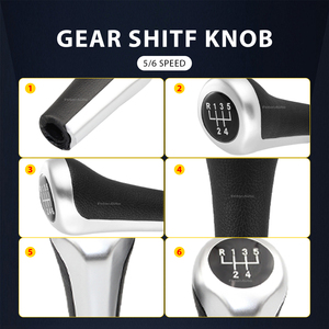 <span class=keywords><strong>Pommeau</strong></span> <span class=keywords><strong>de</strong></span> levier <span class=keywords><strong>de</strong></span> <span class=keywords><strong>vitesse</strong></span> en cuir durable et facile à installer pour BMW E90 E91 E92 E93 E30 E36 E46 F30 E81 E82 E87 F20 E60 E34 E39 X5 E53 - Product Image 3