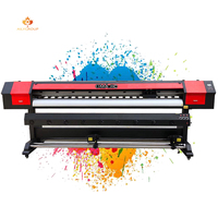 Gran formato ancho 1,8 m 1,9 m 2,5 m 3,2 metros dx5 cabezal xp600 cabeza impresora eco solvente plotter de corte graphtec más asequible