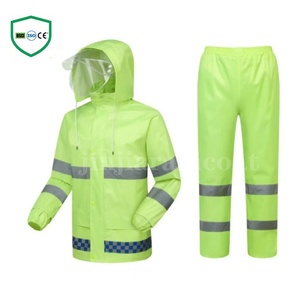 Proveedores de Impermeables de Alta Visibilidad, Traje y Chaqueta Impermeables de Oxford para Motocicleta y Bicicleta - Product Image 4