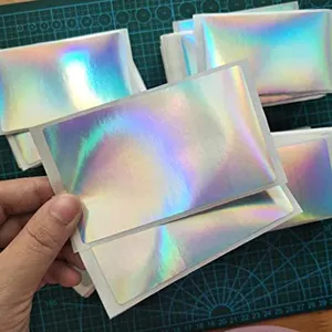 Custom Printing Laser Label Sticker Paper Adhesive Graffiti UV Protection Eggshell Stickers Holographic Vinyl Blank A4 Size