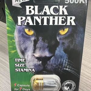 Top Selling Black Panther Capsules Stamina Increased to Long Lasting Rock Hard Erections and Support Muscle Strength Capsules - Product Image 1