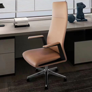 Nuevos descuentos Silla ejecutiva de gerente giratoria personalizada Silla de oficina ejecutiva de cuero de diseño moderno - Product Image 1