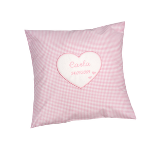 Cuscino per neonati con nome cuore (Bambino / Bambina) - Product Image 5