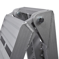 Rampes en aluminium portatives pour les escaliers et le chargement d'handicap
