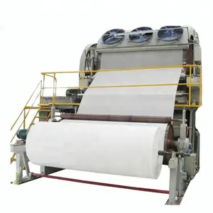 Ligne de Production de papier usagé, 1880mm, capacité 10T/D, Machine de fabrication de papier hygiénique