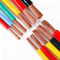 Câble en cuivre pur isolé PVC BVR 1,5/2,5/4/6/10/16 mm, IP65, pour travaux d'ingénierie et usage domestique