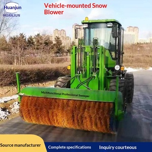 Cepillo Rodante para Nieve Montado en Vehículo, Cepillo para Limpieza de Nieve en Grandes Superficies de Carreteras, Cepillo para Saneamiento de Carreteras Municipales - Product Image 1