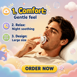 Sucette en silicone souple sans BPA avec motif mignon, poignée en forme d'arc, aide à l'alimentation et au sommeil du bébé, apaisement émotionnel, taille standard 0-12 mois - Product Image 5