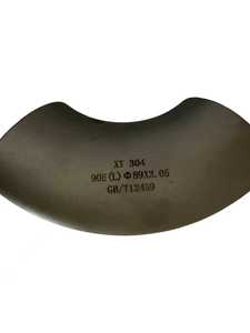 ข้อต่อสเตนเลส 304 แบบเชื่อมชน 5D ขนาด 4 นิ้ว สำหรับแรงดันสูง มาตรฐาน ASME 16.9 ข้อศอก <span class=keywords><strong>90</strong></span> องศา Sch10 ได้รับการรับรองมาตรฐาน API/<span class=keywords><strong>ISO</strong></span> - Product Image 4