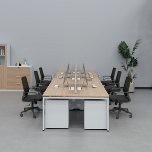 Bàn làm việc cho nhân viên làm việc trong không gian mở nhân viên văn phòng bàn 2/4/6 chỗ ngồi - Product Image 2