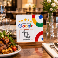 Support d'affichage NFC Google Review en gros – Panneau intelligent sans contact pour avis clients, idéal pour les magasins, cafés et salons