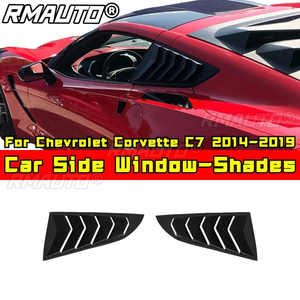 Car Side Rear <b>Window</b> Louver Shutter Cover <b>Window</b>-<b>Shades</b> For Chevrolet Corvette C7 2014-2019 Body Kit Car Accessories - Product Image 2